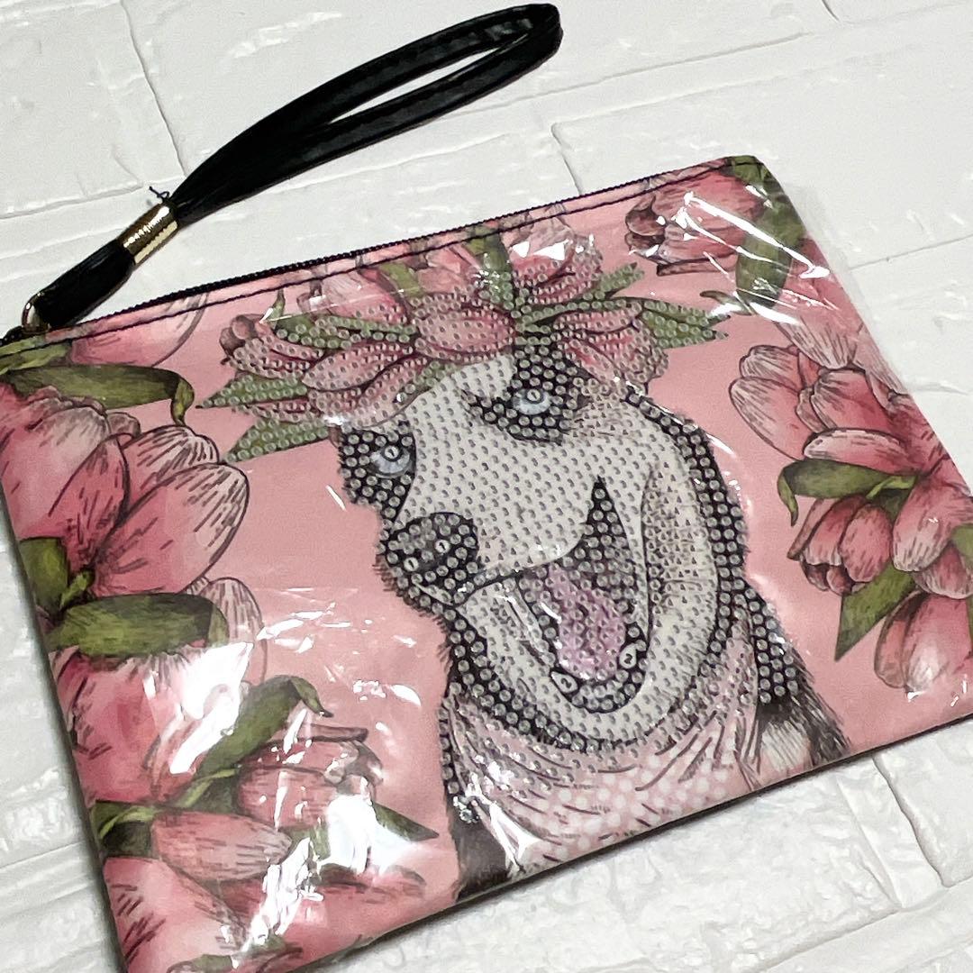 自分で作る　犬　ポーチ