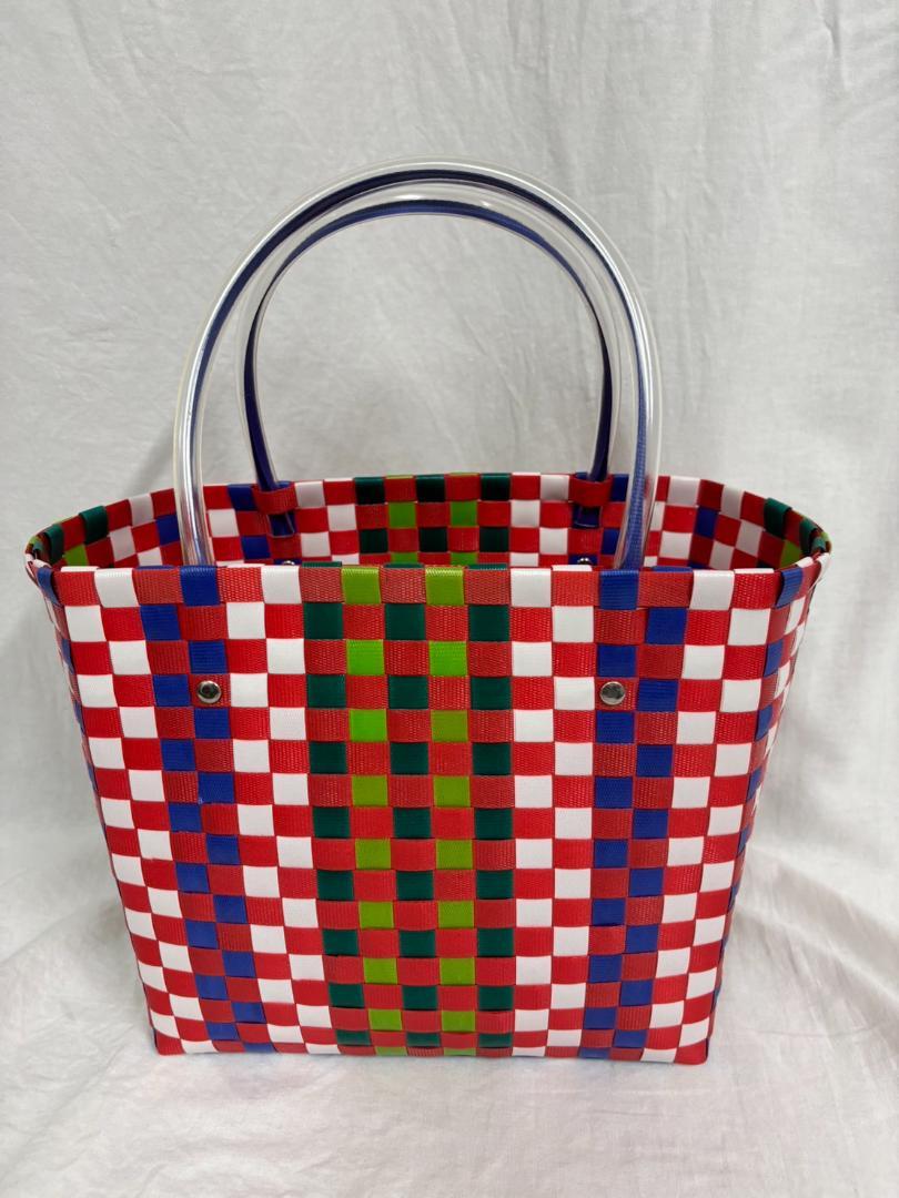美品 MARNI マルニ マーケット かごバッグ 小 編み込みデザイン