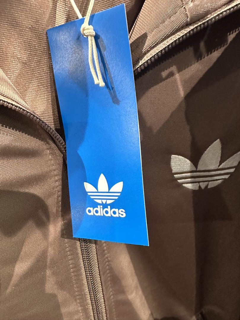 adidas スナイデル トラックジャケット モカブラウン×ホワイト