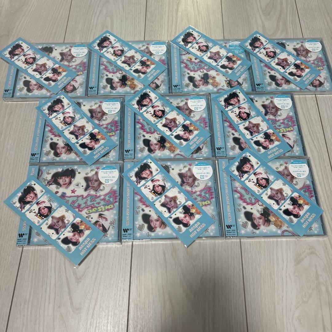 【新品未開封】aespa HOT MESS ver 10枚 B賞特典付き