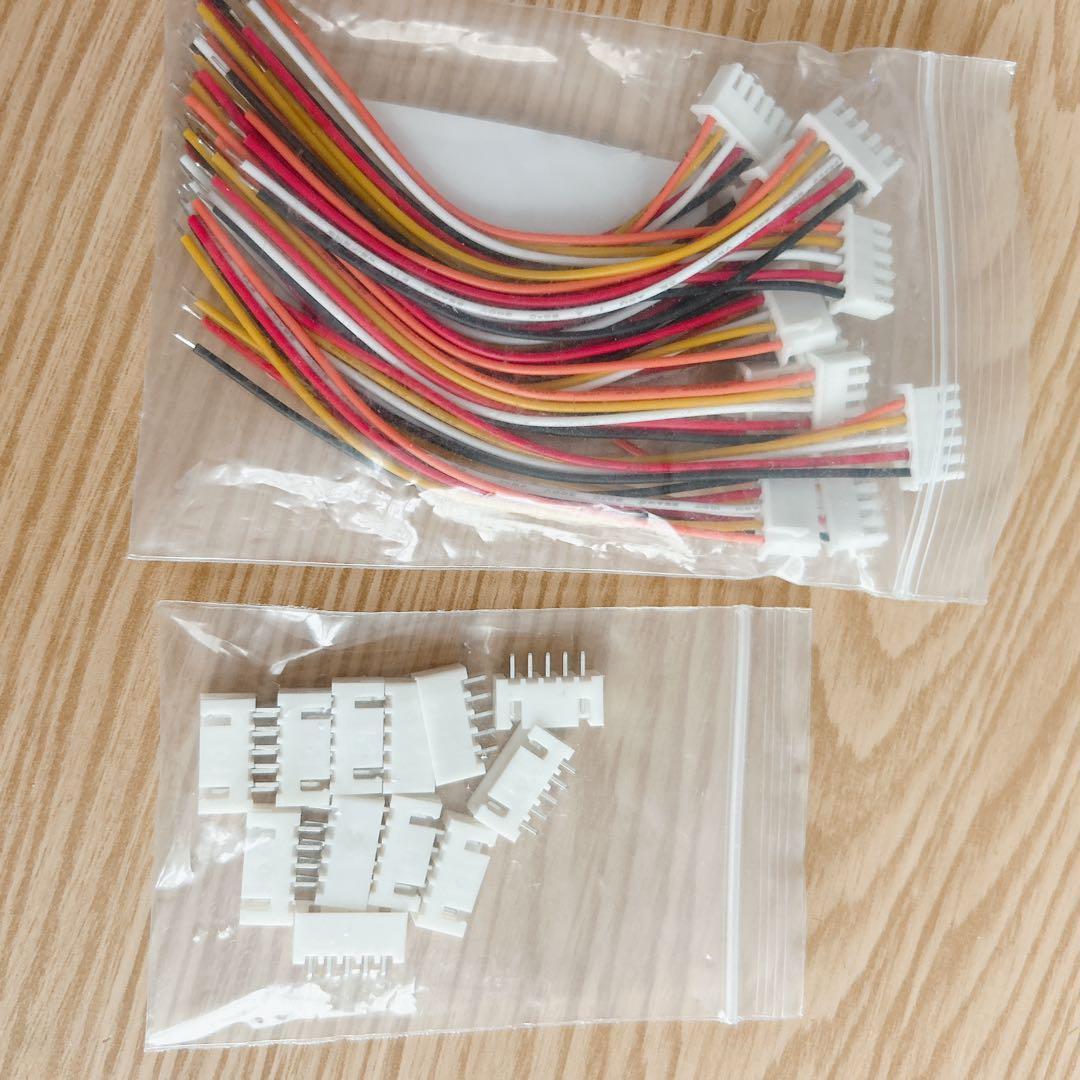 コネクタ コネクタワイヤー 5針100ミリ 12個 5針直コンセント12個 コネクタ コネクタワイヤー 5針100ミリ 12個 5針直コンセント12個
