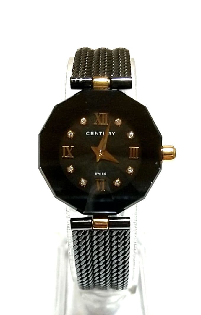 センチュリー タイムジェム 8Pダイヤ レディース腕時計 付属品あり