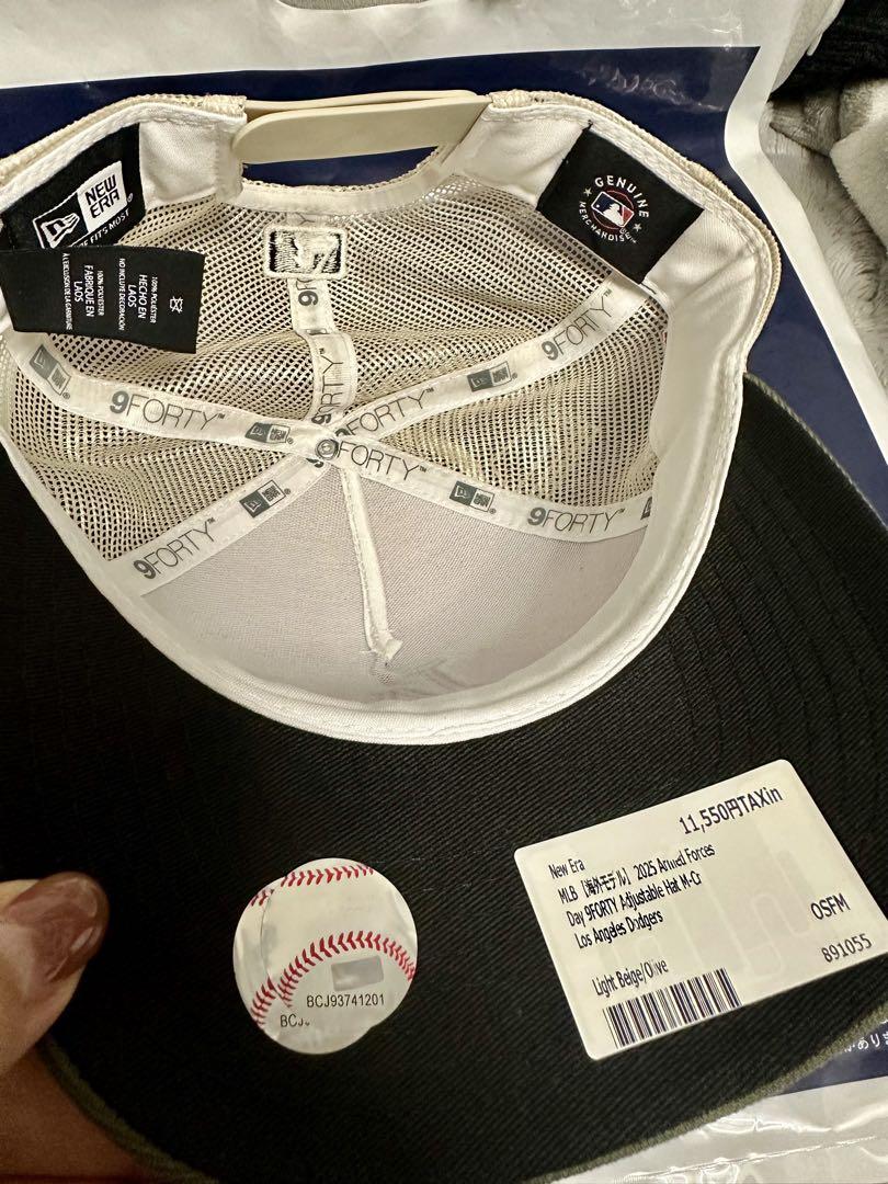 New Era 9FORTY LAロゴ 迷彩キャップ