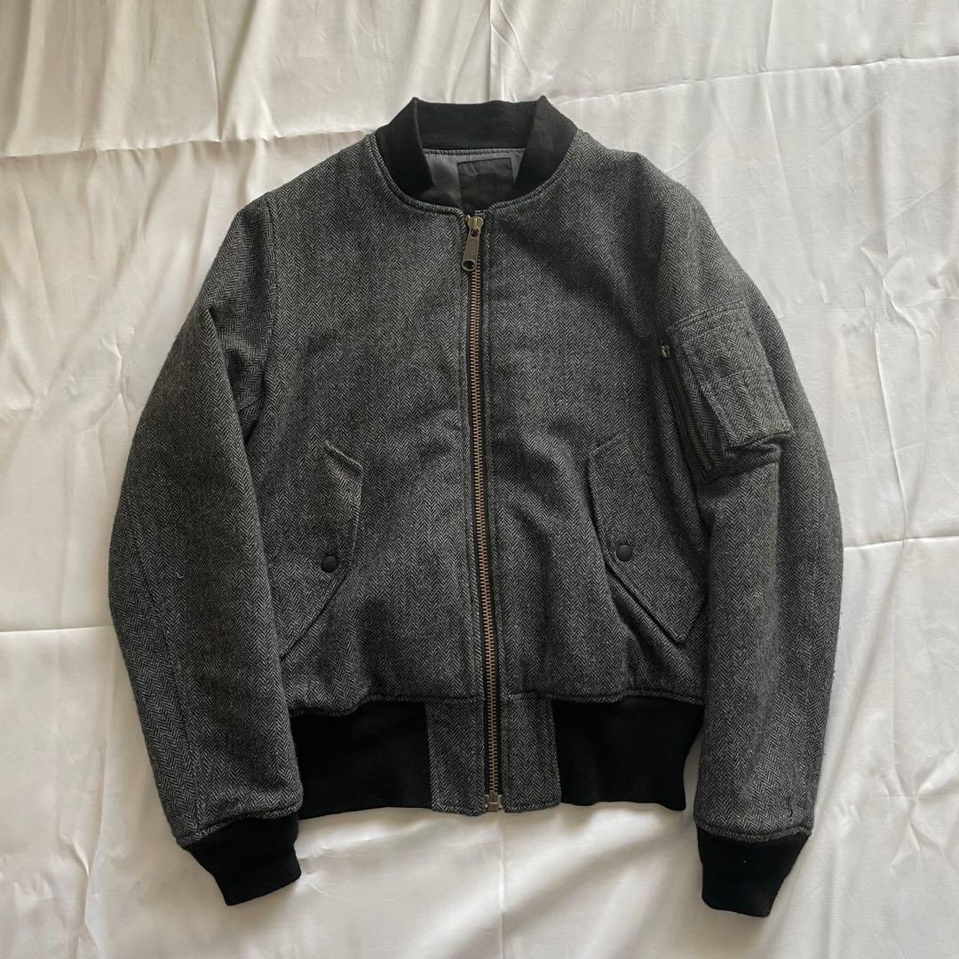 SWAGGER スワッガー ma-1 ツイード ジャケット SWAGGER スワッガー ma-1 ツイード ジャケット