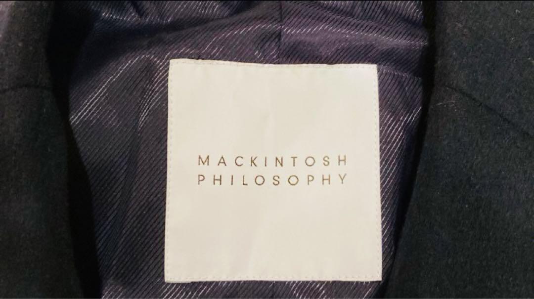 Mackintosh Philosophy チェスターコート カシミヤ混 画像2