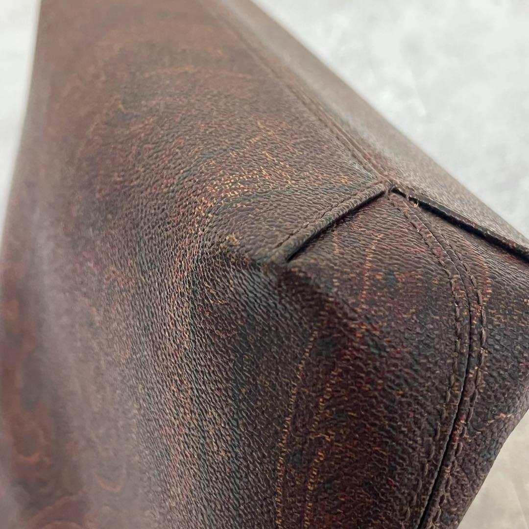 ✨美品✨【エトロ】ハンドバッグ　ペイズリー柄　イタリア製　オールド　ポーチ付き