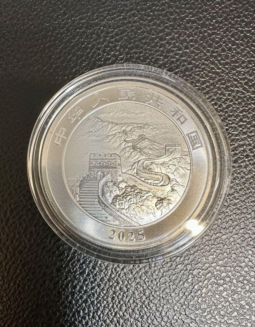 銀貨　99.9% 純銀　シルバー　万里の長城　銀貨　ドラゴン　龍　竜　雲龍図　壁 2025 1オンス (31.104g)中国龍ドラゴン 雲龍図 記念銀貨3個