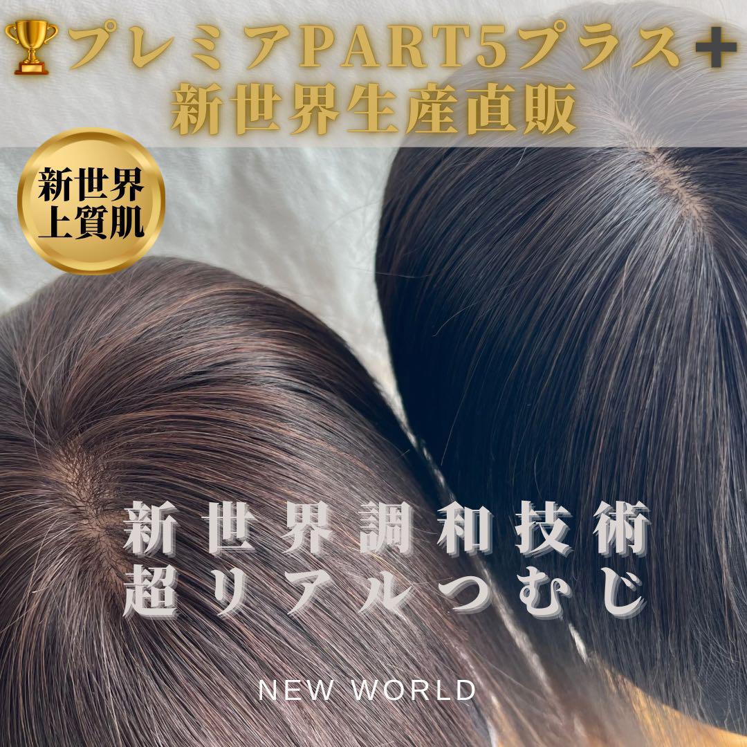 最新20252026新世界8*13 Part⑤＋ヘアピース　人毛レミー　総手植え