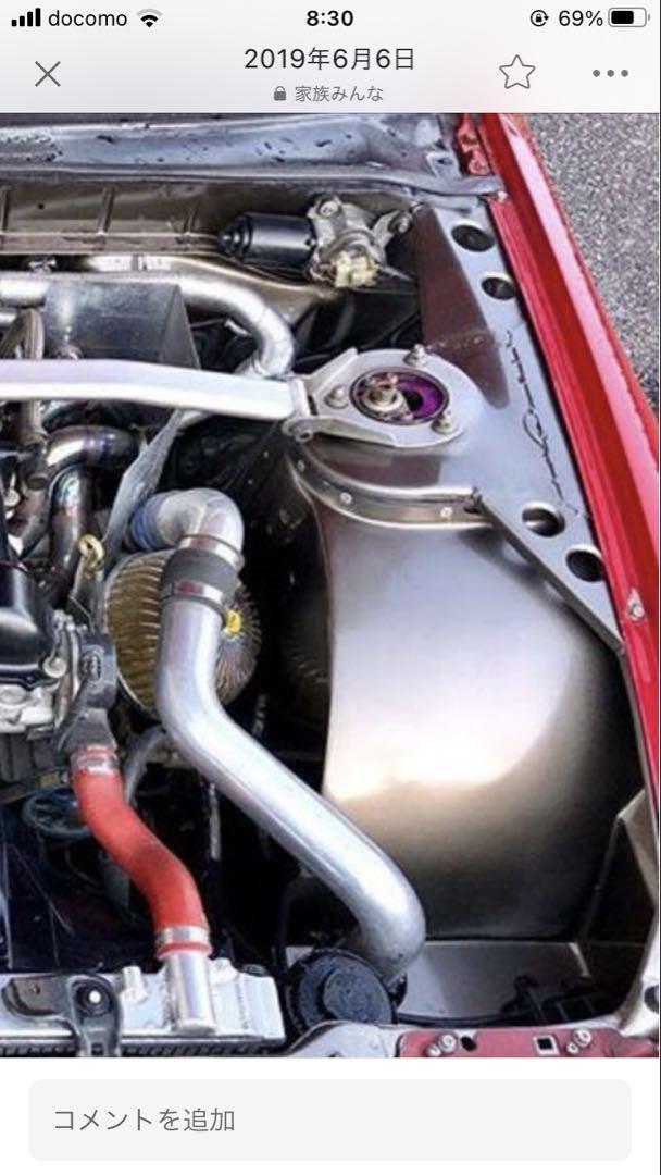補強プレート　ストラット　強化　ガセットプレート　バーリング　s13 180sx