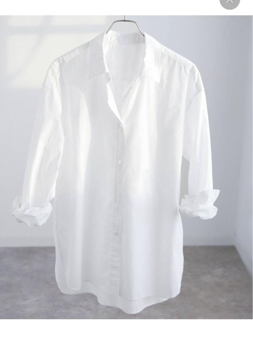 Spick & Span コットンルーズシャツ