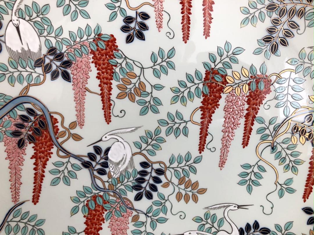 限定品好評 有田焼 飾り皿 専用木箱 専用皿立て付き wuPAl-m17114432988 弥左衛門 大皿 通販得価