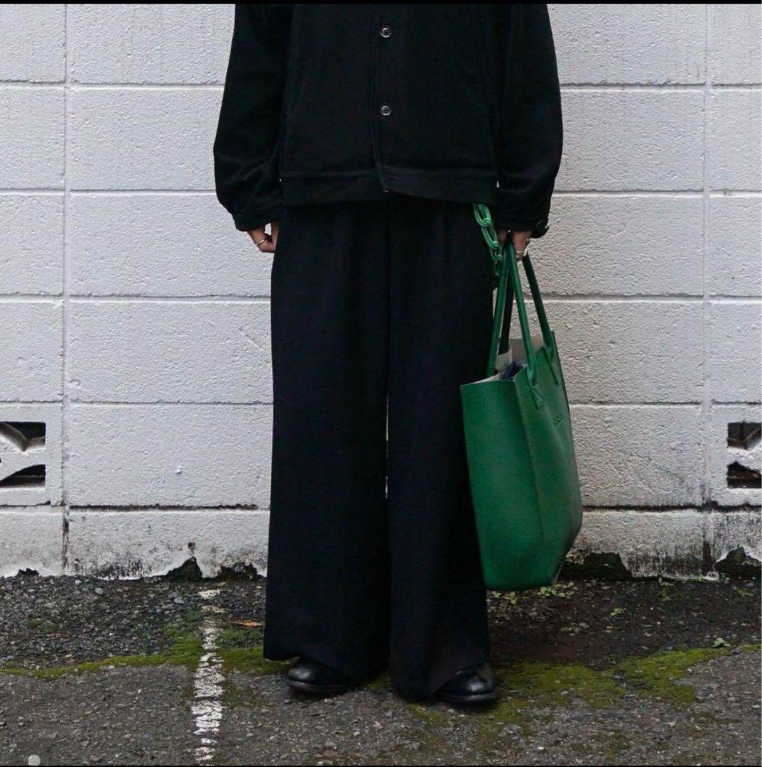 パンツ MASU CLASSIC WIDE TROUSERS (BLACK)