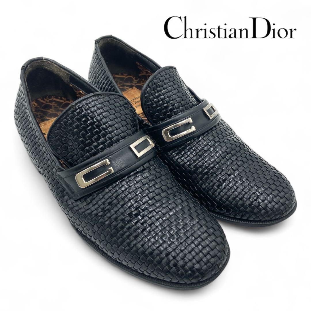 Christian Dior ブラック ローファー 23.5cm 6,800円