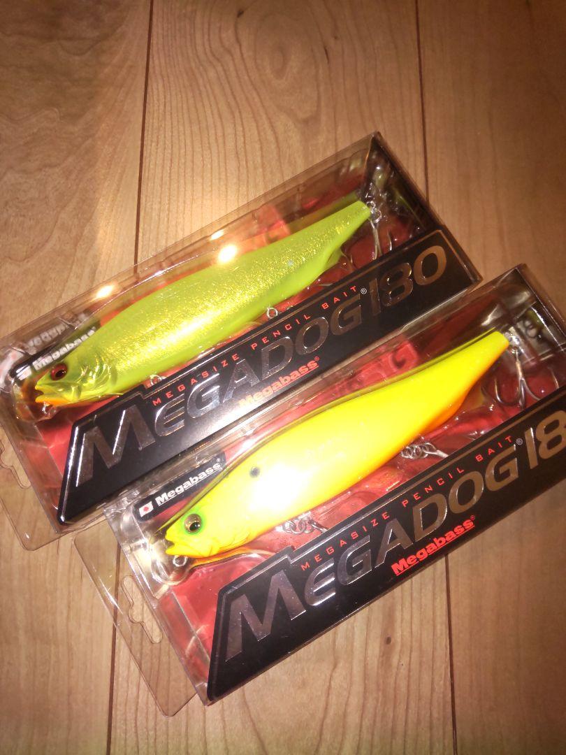メガバス メガドッグ180 スパークルドチャート GLXダブルチャート