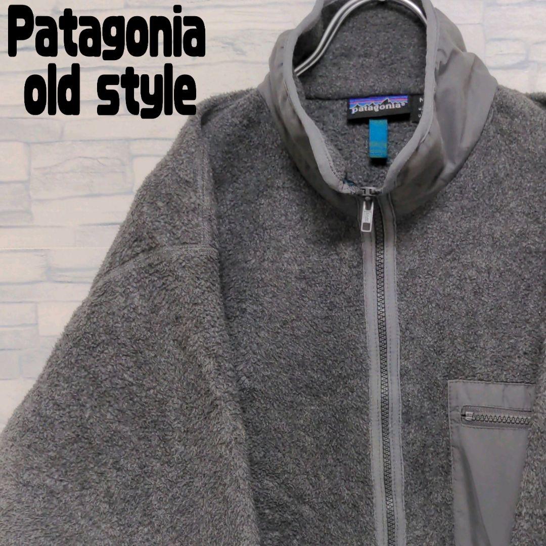 【USA製】パタゴニアPatagonia　コート　ジャケット　フリース　グレーM