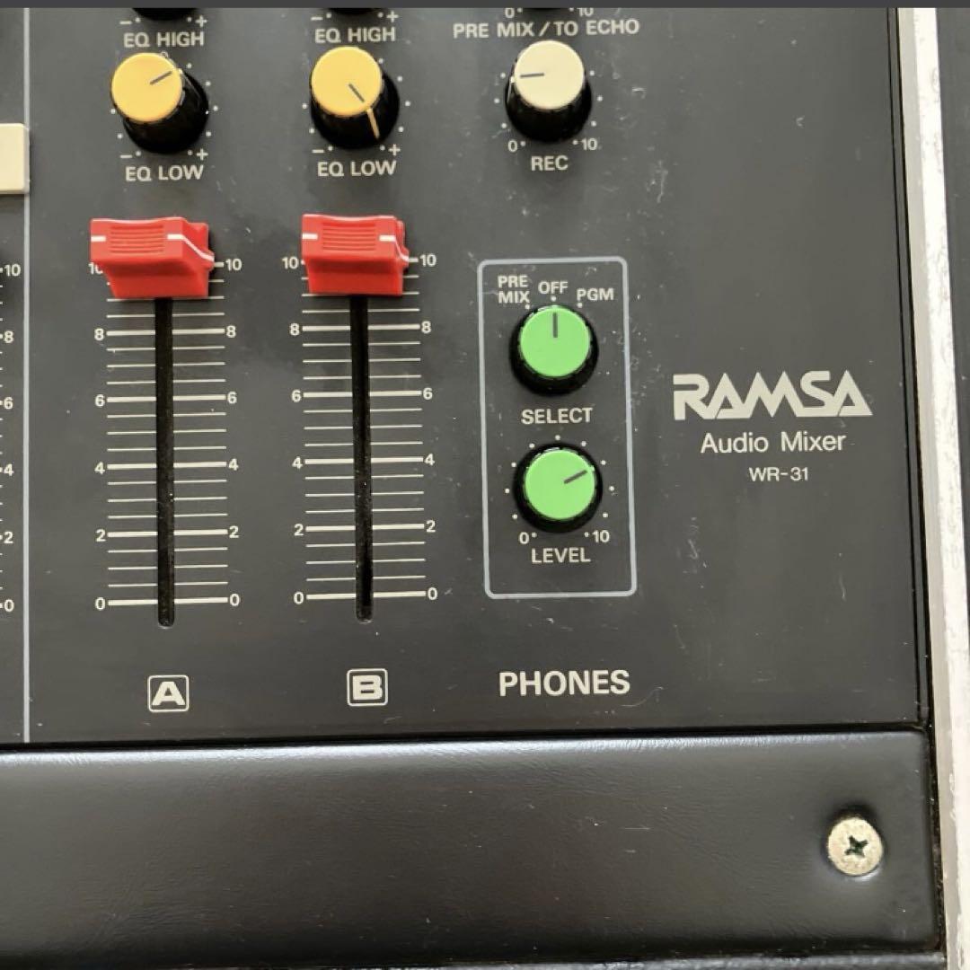 希少動作品】National RAMSA オーディオミキサー WR-31 配信機器