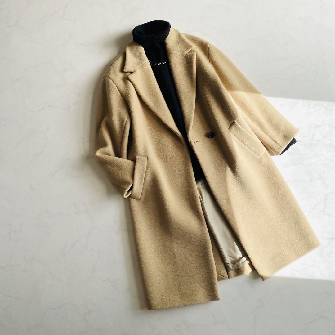 UNITED ARROWS 二重織 ビッグ チェスターコート 日本製