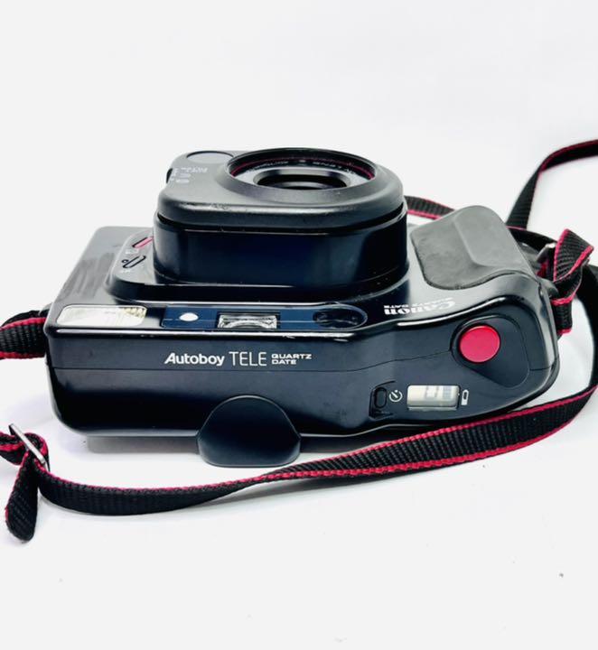 完動品 ❁ Canon  Autoboy TELE フィルムカメラ 待望☆】 キャノン ❁完動品❁Canon autoboy フィルムカメラ 6
