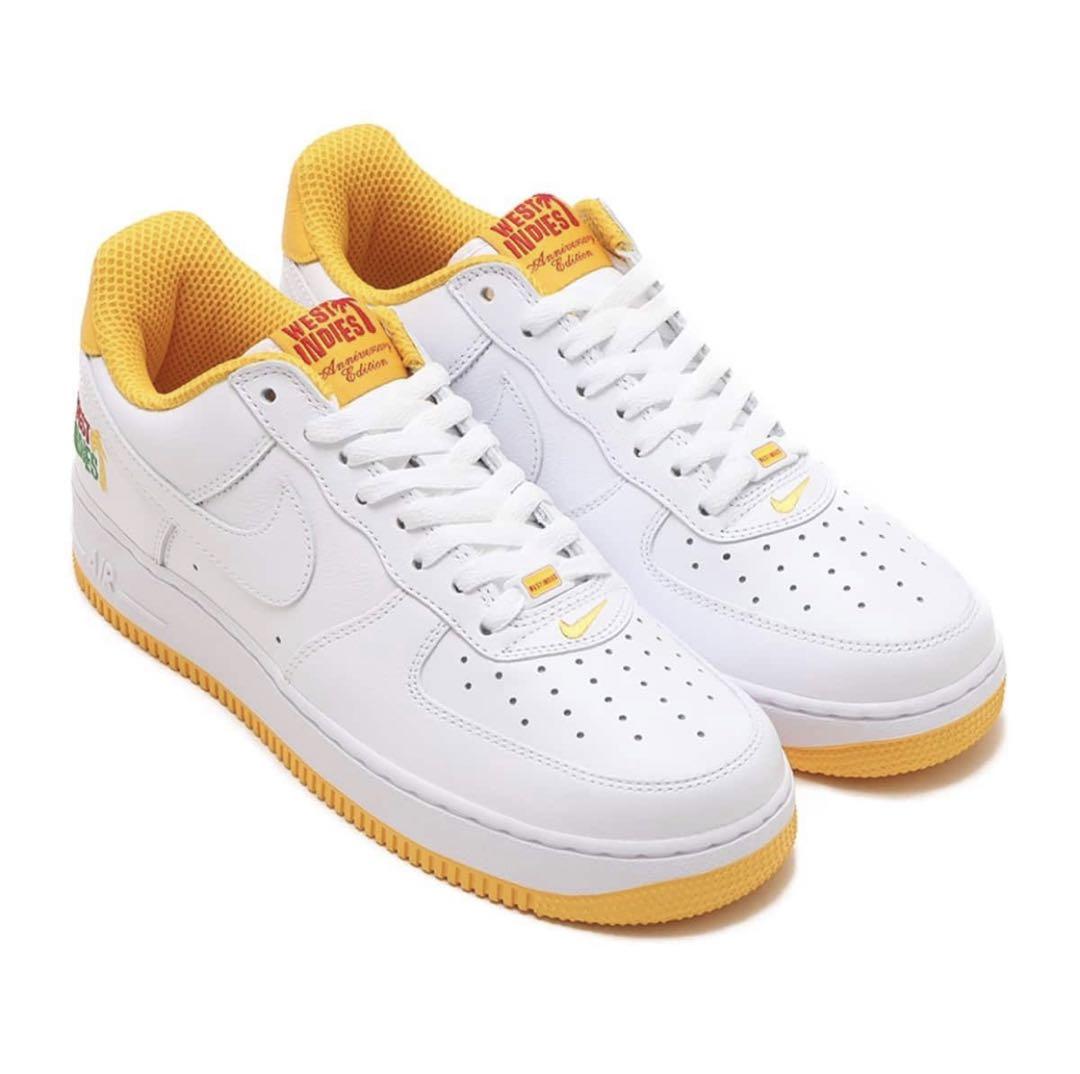 新品 NIKE エアフォース ウエストインディーズ 黄色い 26CM