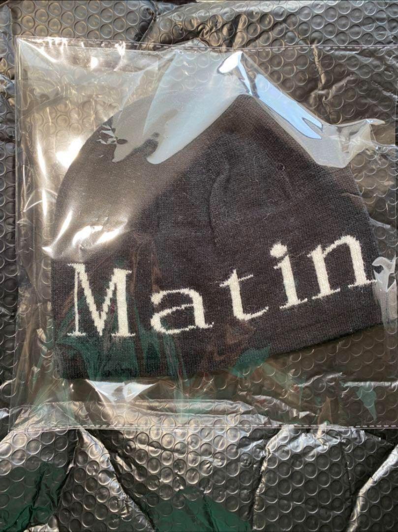 matin kim ビーニー ブラック
