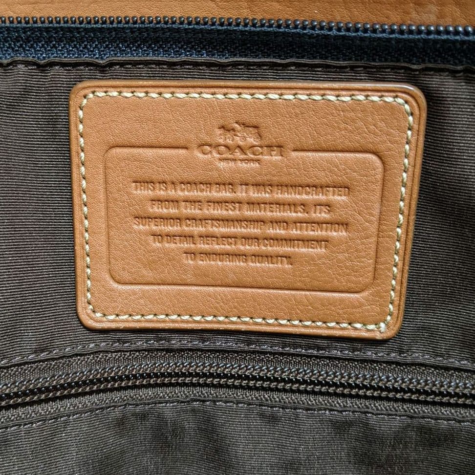 良品✨コーチ ヘリテージ A4可 2way フォールドオーバー トートバッグ