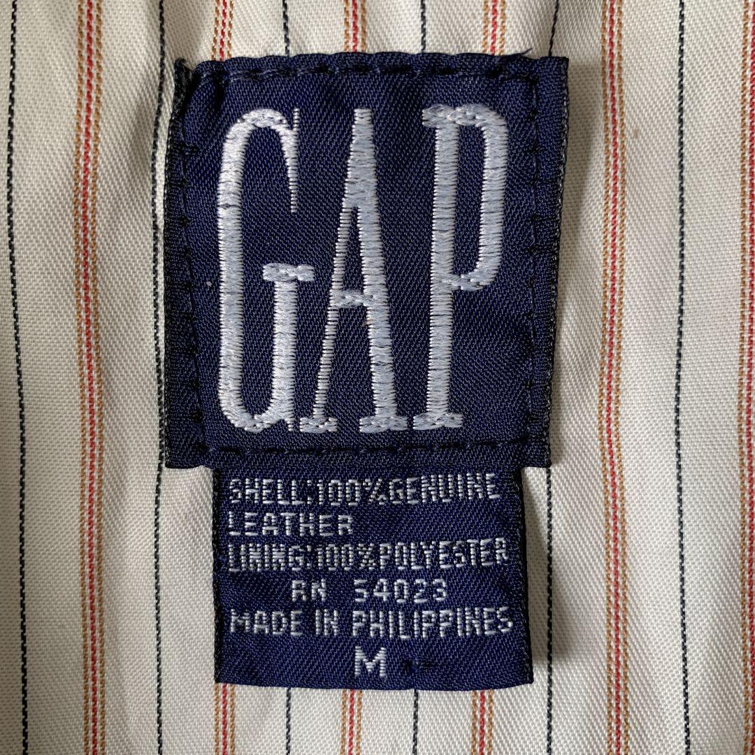 gap レザー　メンズ　ベスト　スウェード　M