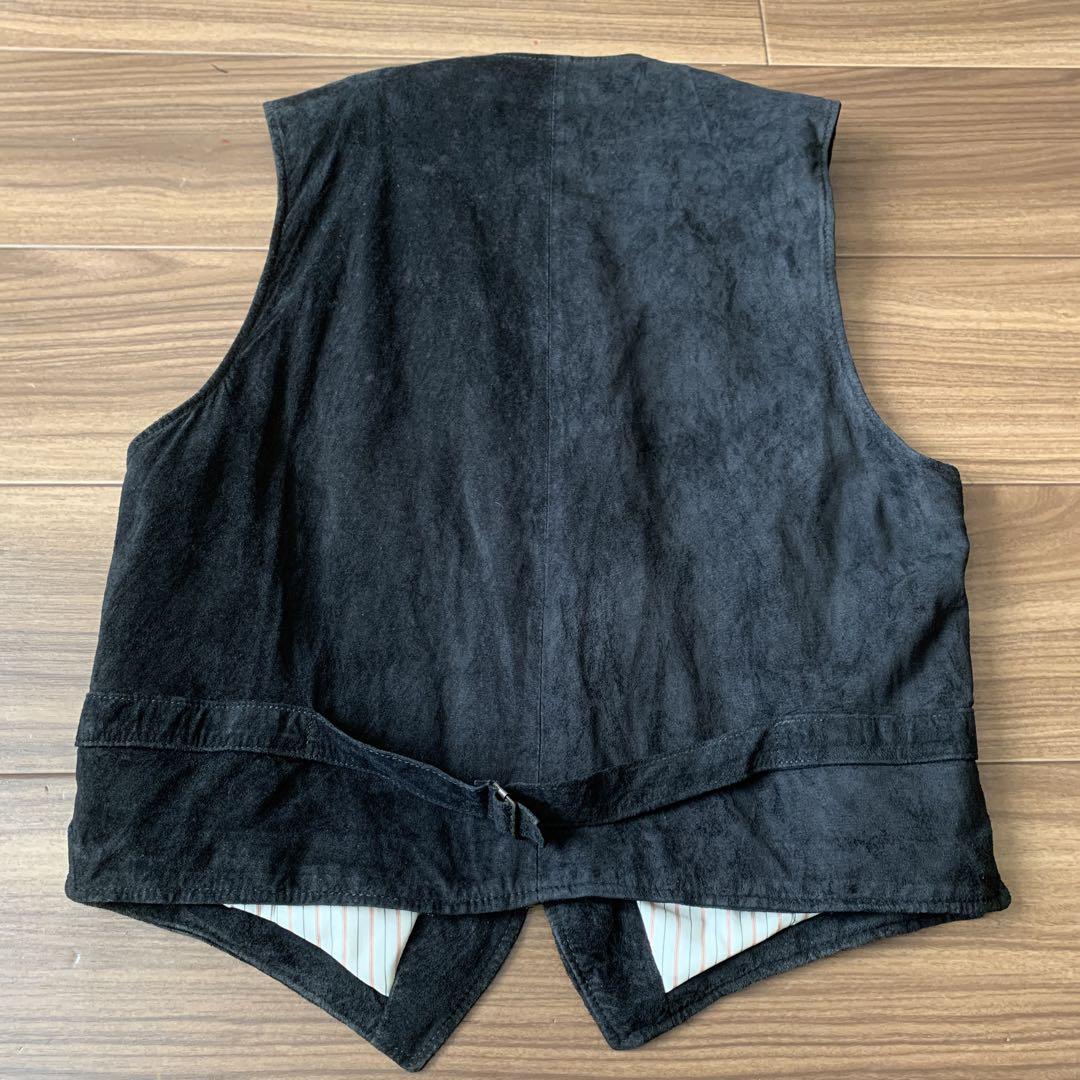 gap レザー　メンズ　ベスト　スウェード　M