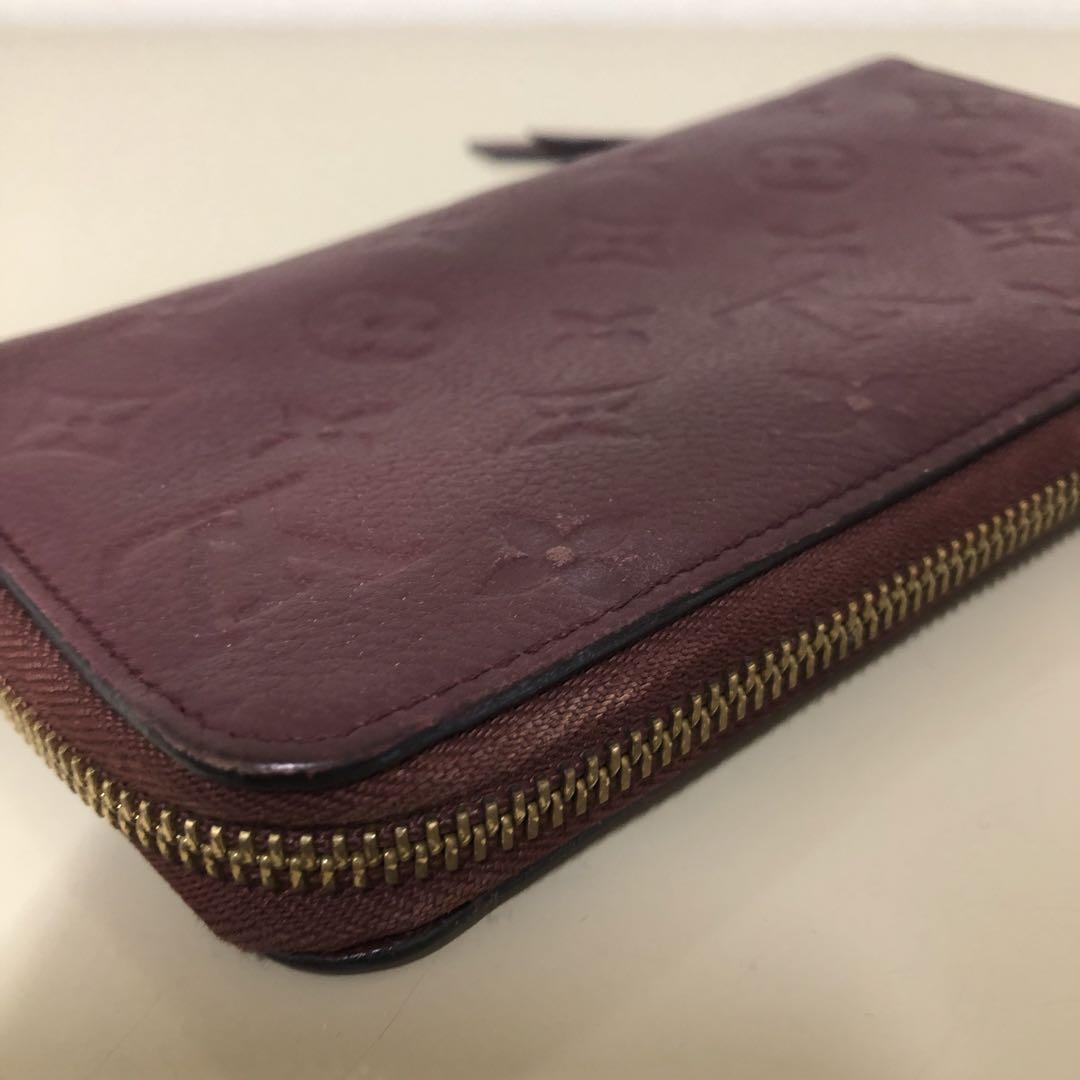 ルイヴィトン モノグラム アンプラント スクレットロン 長財布 紫