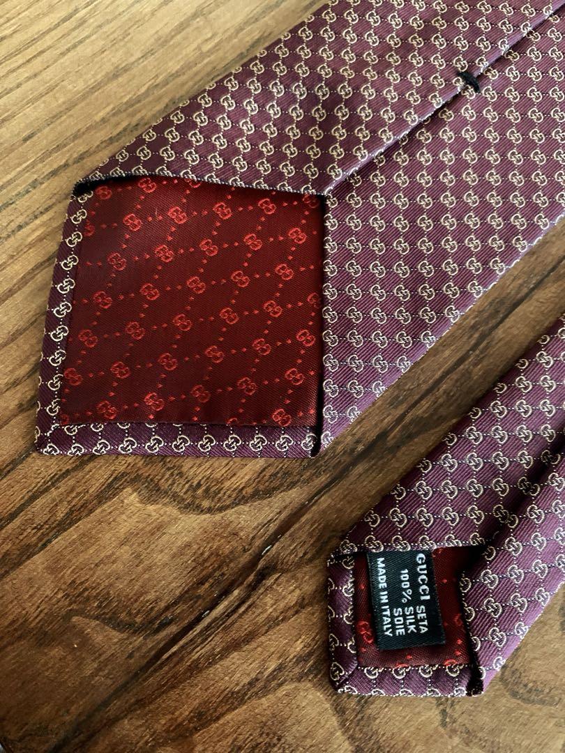 美品 GUCCI グッチ　ネクタイ　GG柄