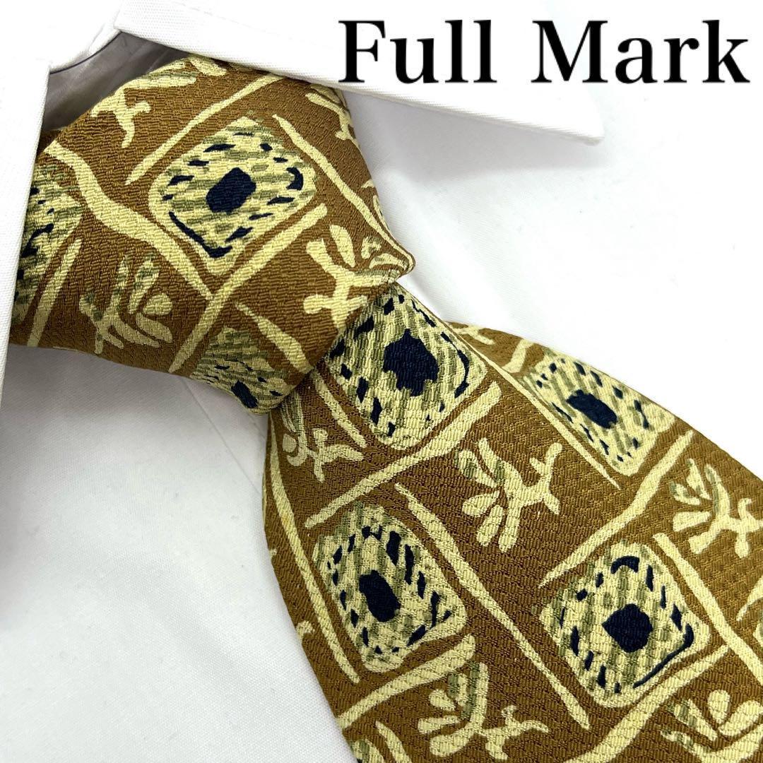【美品】Full Mark 民族 ネクタイ 一点もの ヴィンテージ スーツ 古着