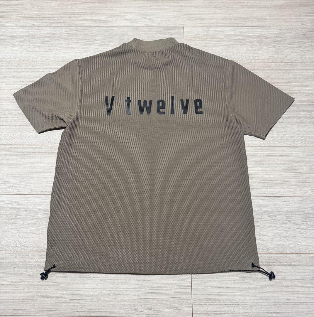 v twelve COMFO MOCK メンズ モックネック吸水速乾シャツ v twelve COMFO MOCK メンズ モックネック吸水速乾シャツ