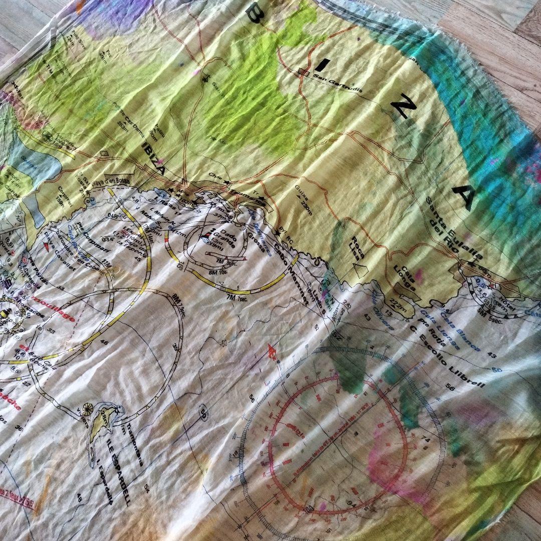 Faliero Sarti ファリエロサルティ　ITALY製 大判ストール美品