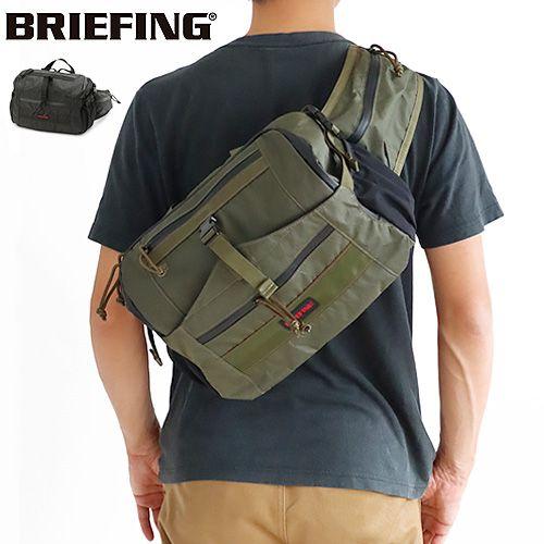 サイズBRIEFING ALG FANNY PACK L XP カーキ　ボディバッグ