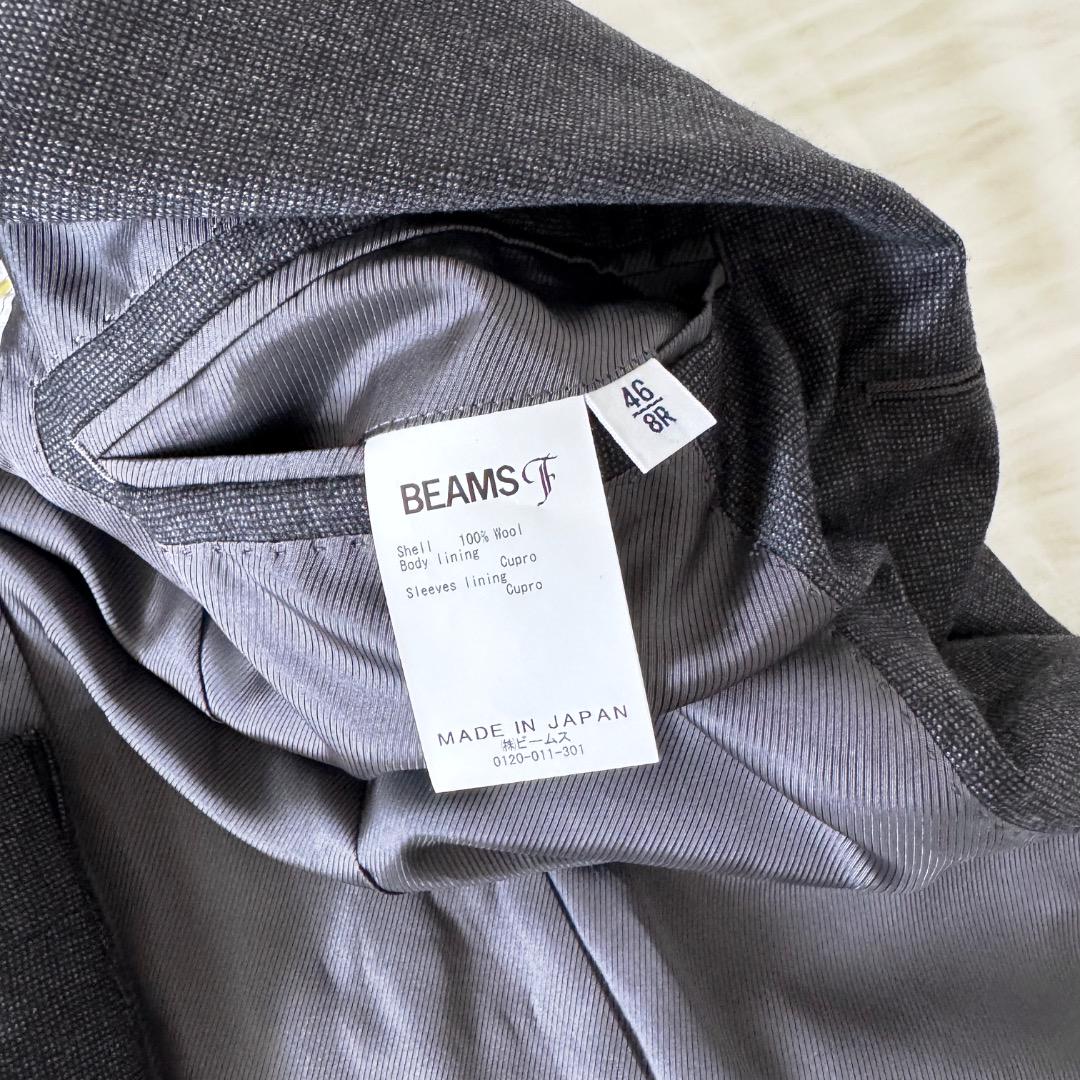 定価13万 BEAMS F ロロピアーナ生地 現行タグ ピンヘッド スーツ 46