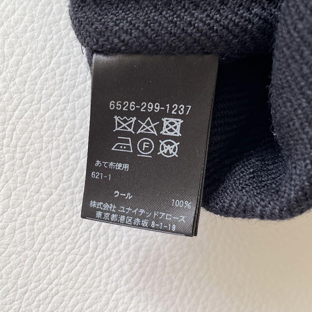 ▼美品✨ドゥロワー【36】ケヌキウール Vネック ジャンパースカート ワンピース