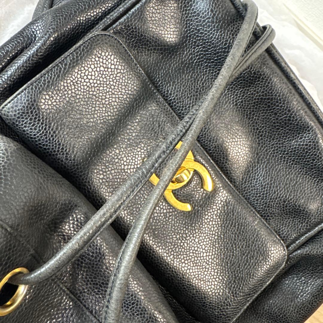 CHANEL シャネル リュック・デイパック2番台 キャビアスキンココマーク CHANEL シャネル リュック・デイパック2番台 キャビアスキンココマーク