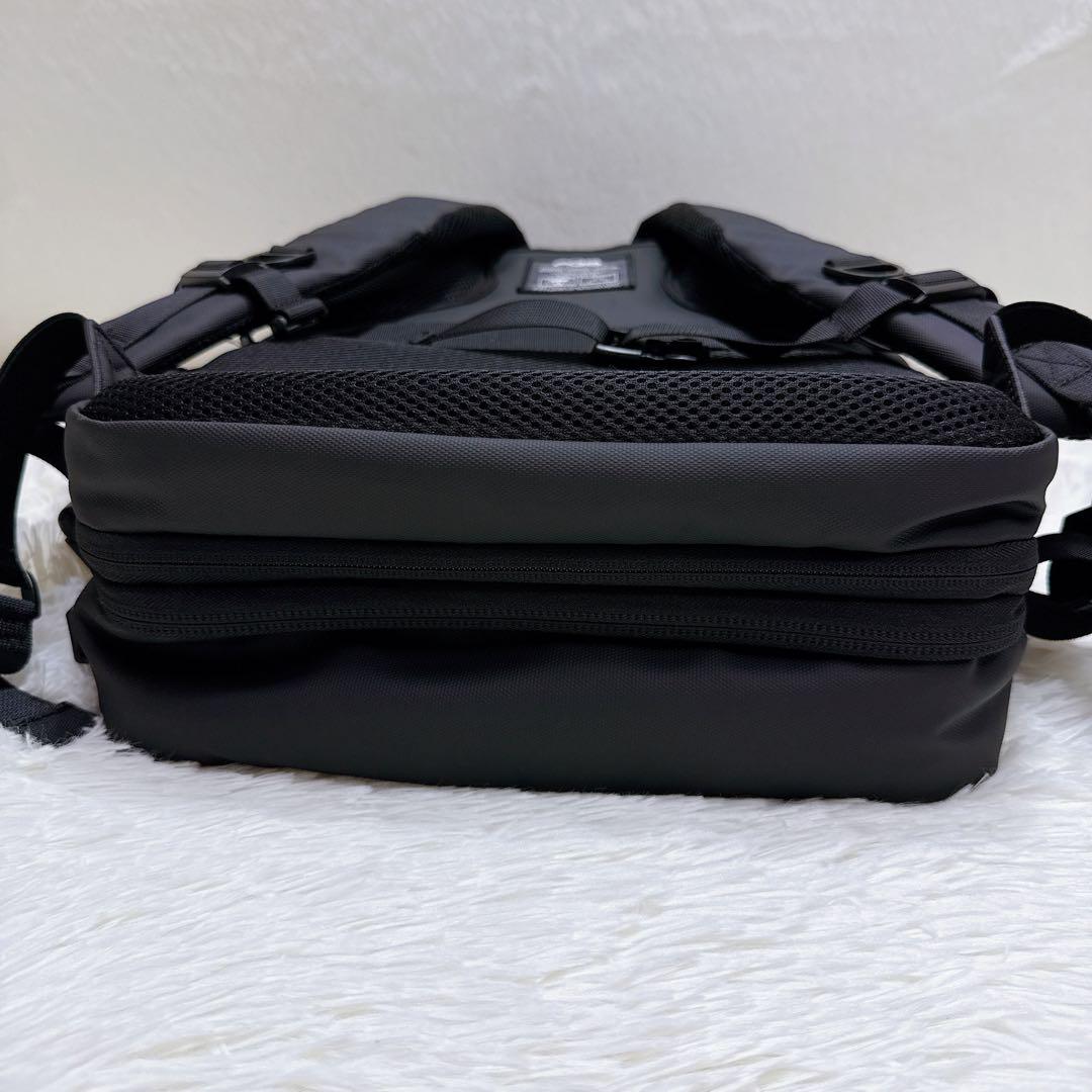 AGS搭載 現場 ビジネスバッグ 大容量 拡張 防水 出張 USB 2way