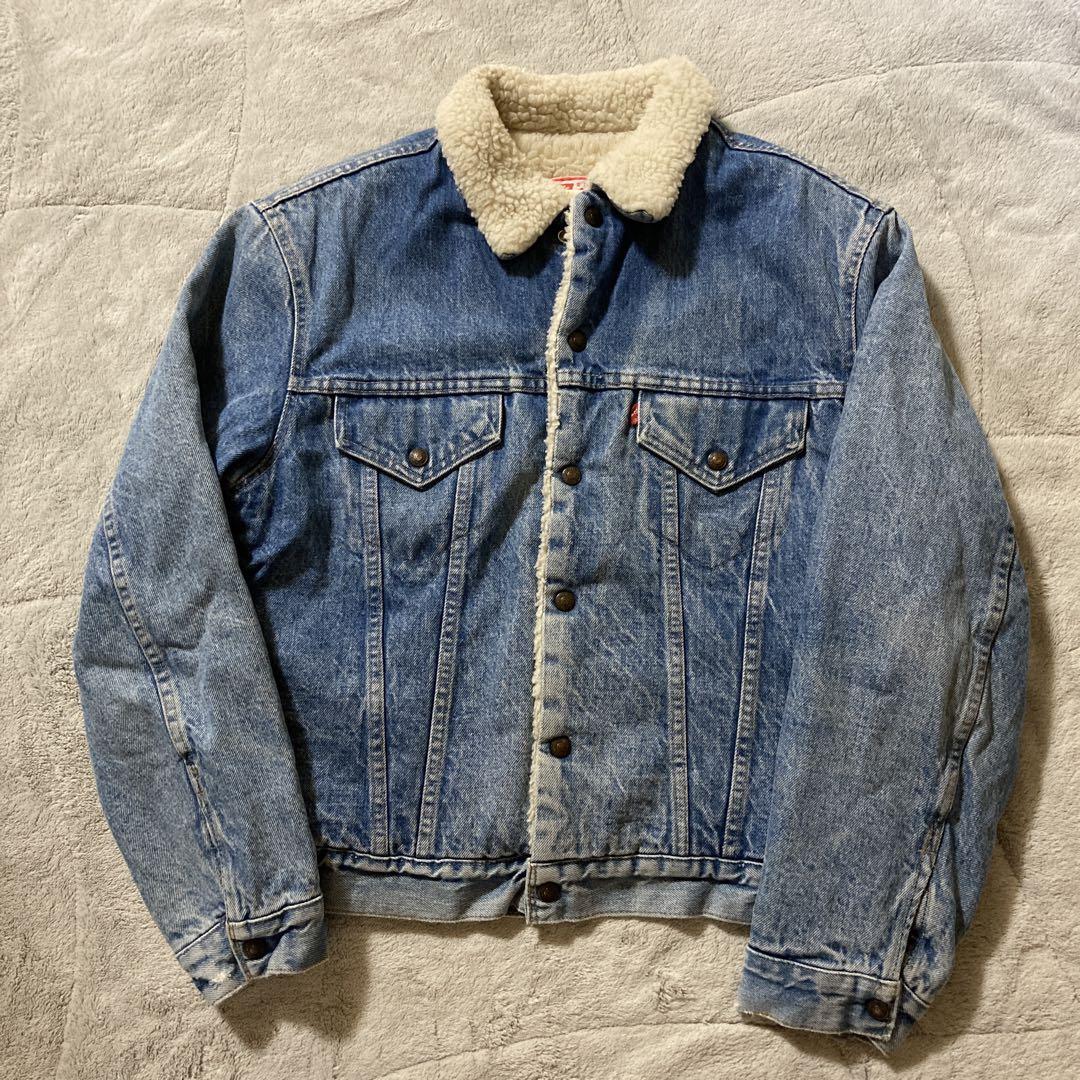 希少44 70's Levi's 70605デニムボアジャケット 常田大希着用 80s Levi's デニムジャケット ボア 常田大希 菅田将暉 - メルカリ