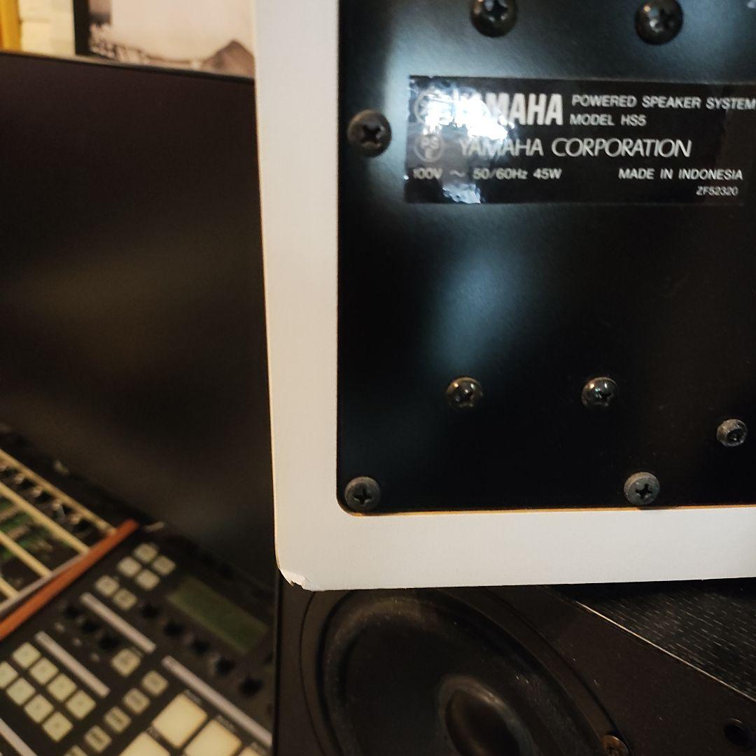 UAMAHA HS5 ペア モニタースピーカー パワード ホワイト スタジオ