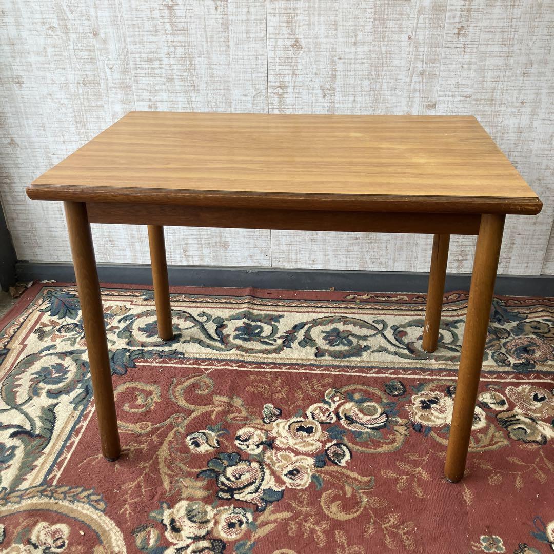 昭和レトロ 木製ダイニングテーブル 古家具 ビンテージ ヴィンテージ オールド