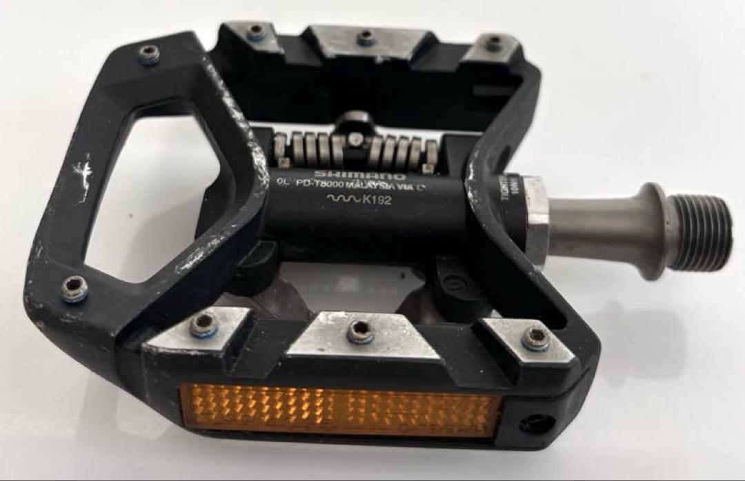 SHIMANO SPD ビンディングペダルPD-T8000 ブラック