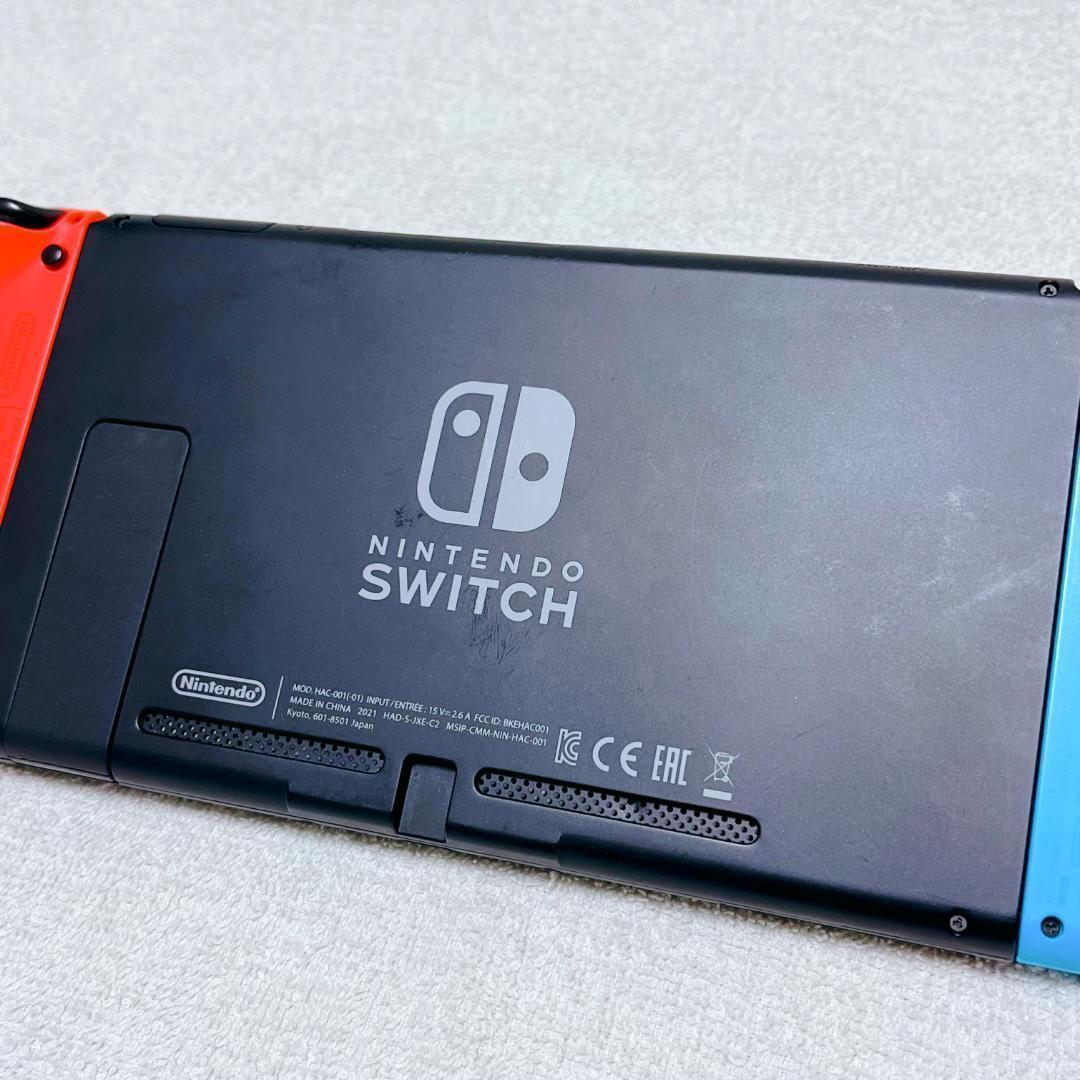 【動作品】ニンテンドースイッチ バッテリー強化版 ネオン