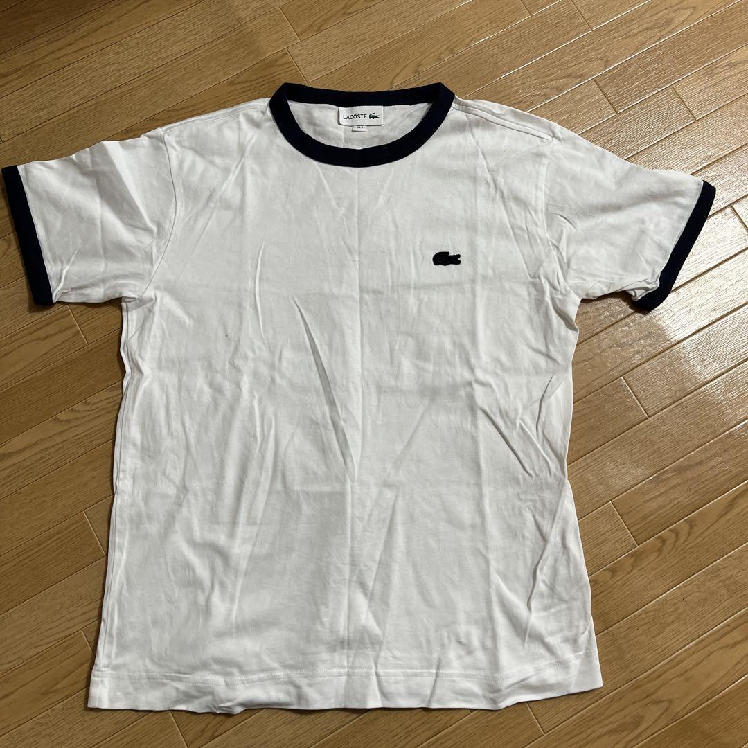 LACOSTE ホワイト Tシャツ US S