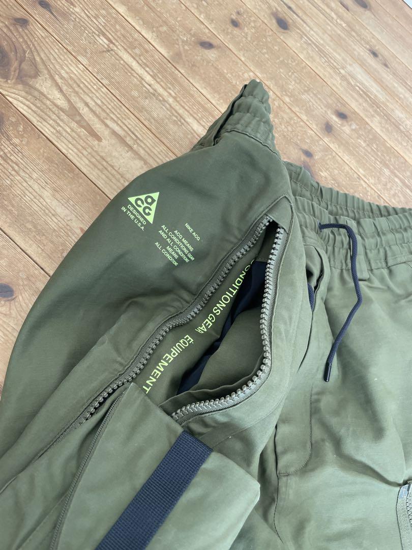 nikelab acg cargo pant M オリーブ acronym