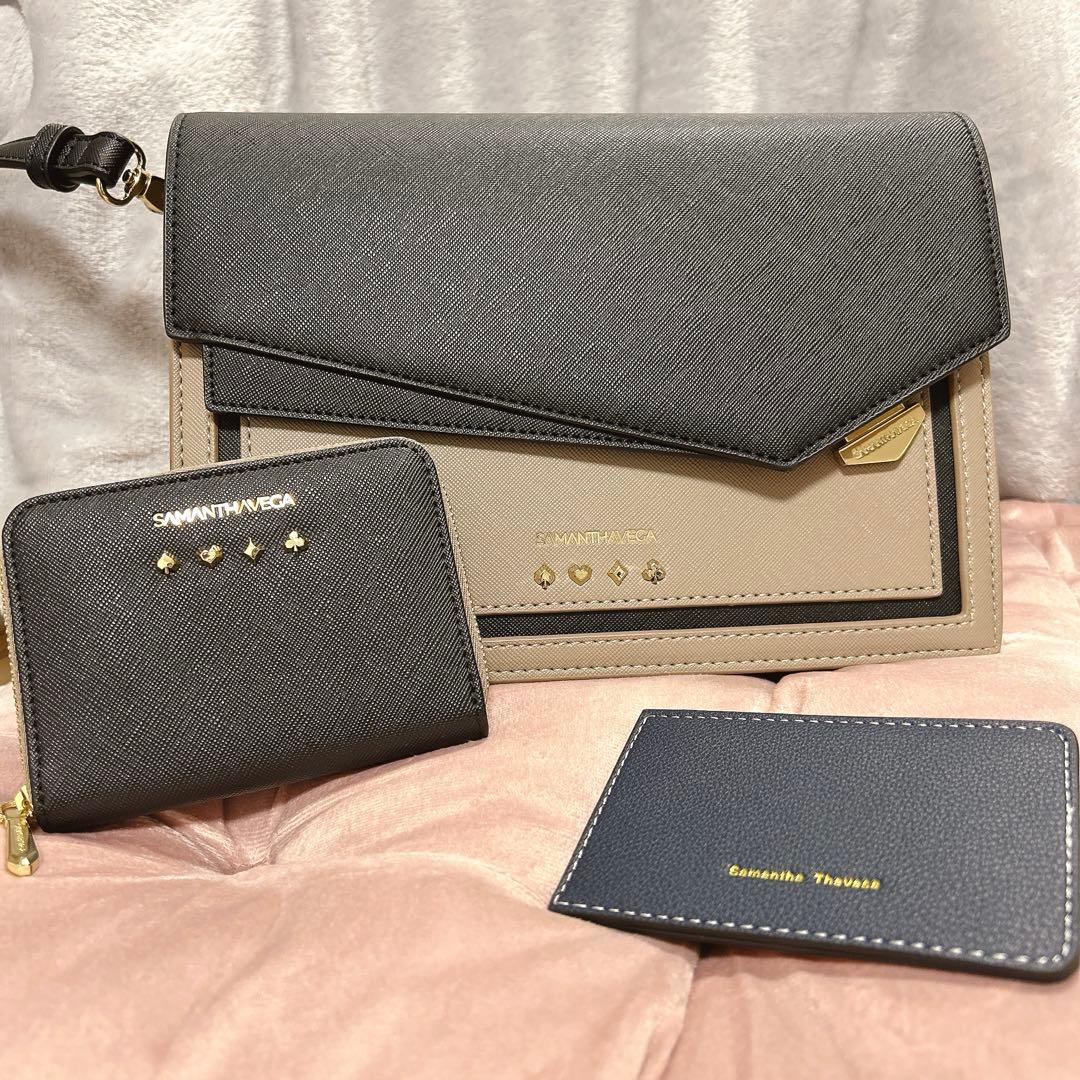 サマンサベガ スートモチーフ ショルダーバッグ 財布 ミラーつき かわいいSamantha Vega