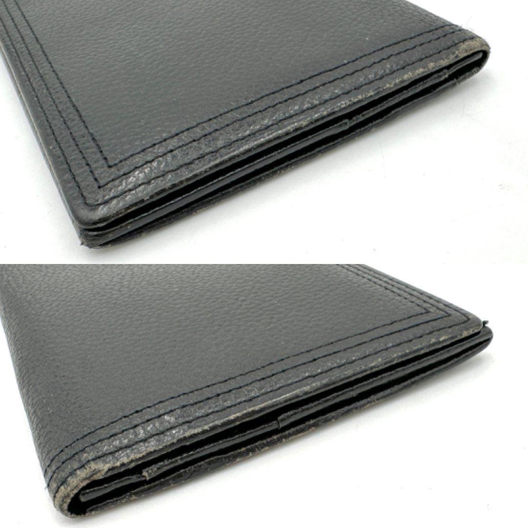 YVES SAINT LAURENT 長財布 札入れ シボ革 本革 黒 656T YVES SAINT LAURENT 長財布 札入れ シボ革 本革 黒 656T - メルカリ