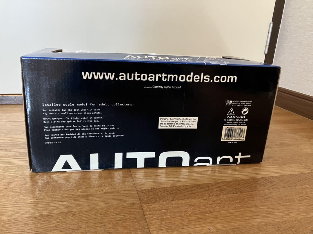 未開封 1/18 AUTOart Porsche 911 GT3R ホワイト