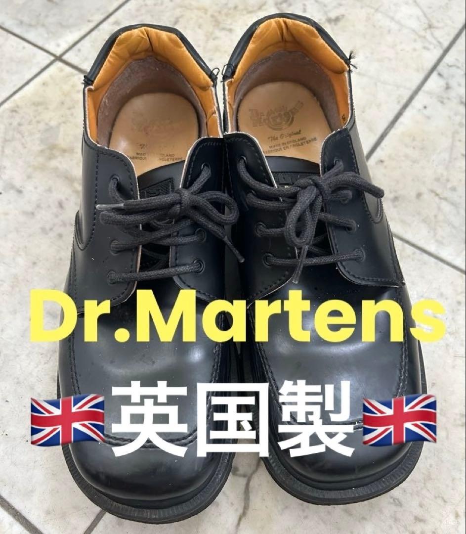英国製 Dr.Martens ドクターマーチン プレーントゥ Uチップ 4ホール 英国製 Dr.Martens ドクターマーチン プレーントゥ Uチップ 4ホール