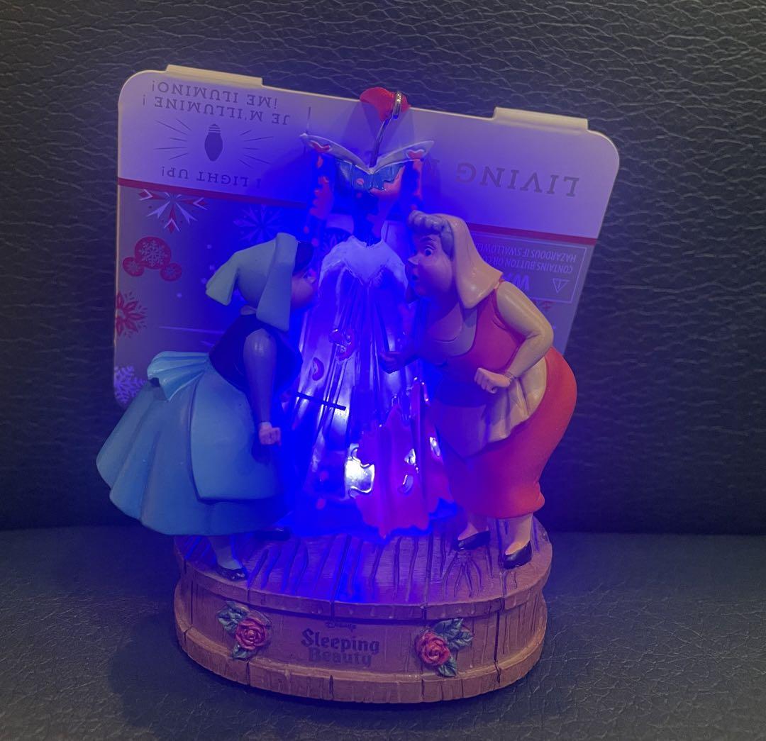 ディズニーオーロラライトアップオーナメント ブルーピンク