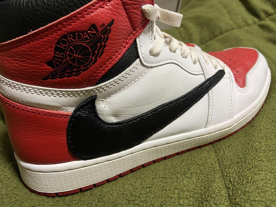 ■NIKE AJ1 エアージョーダン1 ヘリテージ トラヴィス カスタム品■ 画像4